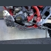 Skid plate with exhaust pipe guard and plastic bottom for Beta RR 250, 300, X-Pro 2023-2025.